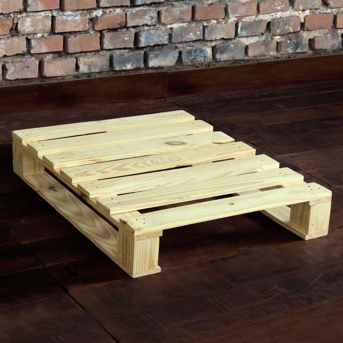 imagem de Pallet de Madeira 90x15x70cm Cor Natural - ab5kj386hd